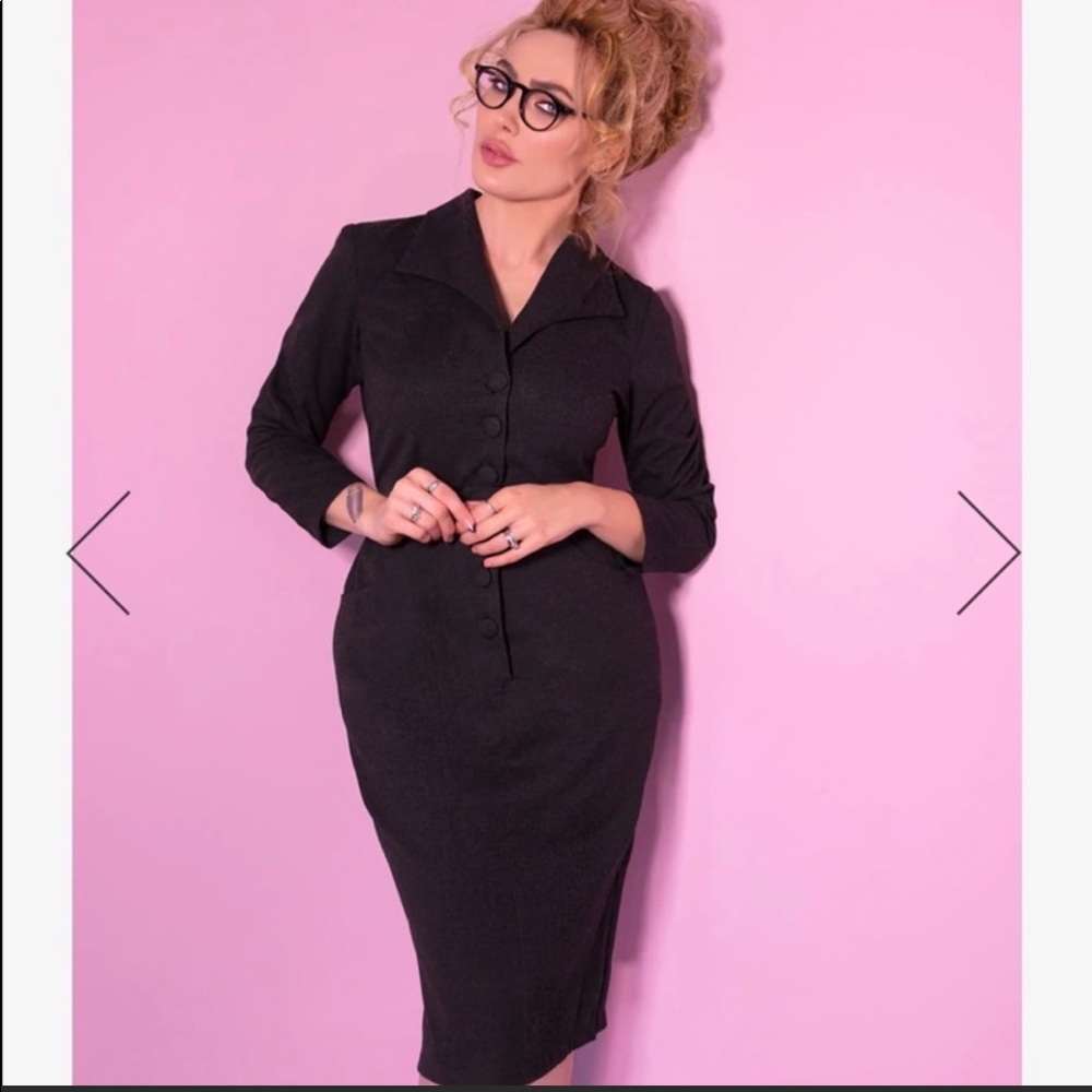 Vixen Secretary Dress Gray size small